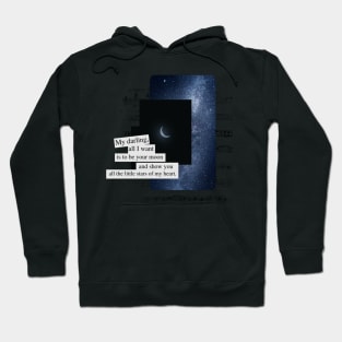 Vintage, aesthetics, flowers, soul, infinity, moon, moonlight, music, night, stars, gifts, quotes Hoodie